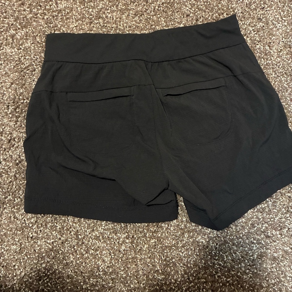 ATHLETA Black Trekkie Lightweight Utility Shorts Active Athletic Hiking Size 0 - Picture 5 of 9